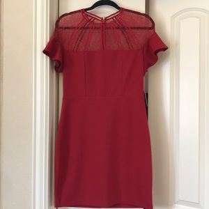 NWT Express Red Lace Dress